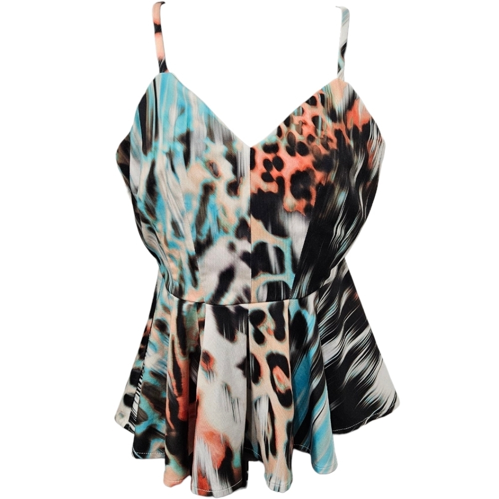 Bebe Swim Tankini Adjustable Strap Top
